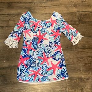 GUC Lilly Pulitzer Medium Harbor Shells Dress